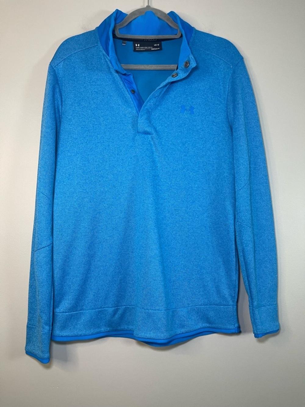 Under Armour Men's Blue Quarter-Snap Performance Pullover